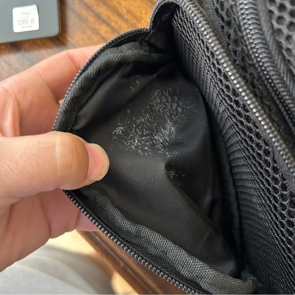 Pink Black Mesh Belt Bag - Picture 4 of 7